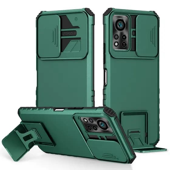 Para Infinix Smart 5 6 7 HD Hot 12 11s 10s 10i 9 Play NFC Note 12 11 10 Pro 7 Lite Armadura Prova Choque Slide Push Capa