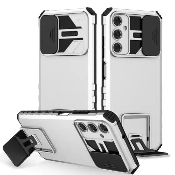 Para Samsung Galaxy A57 A17 07 A56 A36 A26 A06 A04s A13 A23 A53 A73 A31 A52s Armadura À Prova De Choque Slide Push Pull