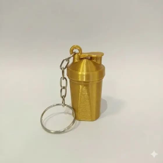 Chaveiro mini coqueteleira Academia Crossfit idel para brindes e eventos