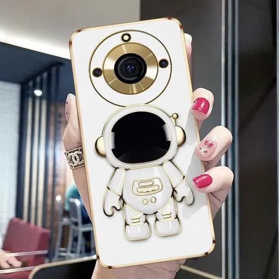 Estojo De Moda Para Realme 11 Pro+ Realme11 Pro Plus 5G 11x 4G 3D Capa De Suporte Dobrável Astronauta