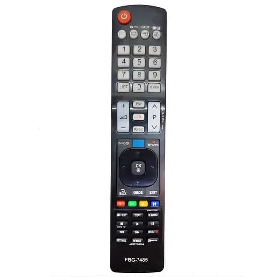 Controle Remoto FBG-7485 Compatível com TV LG