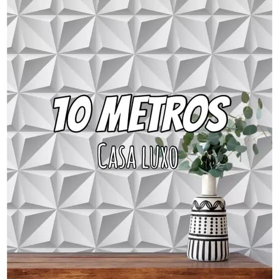 Papel de Parede 3D 10 METROS x 45CM Adesivo Autocolante