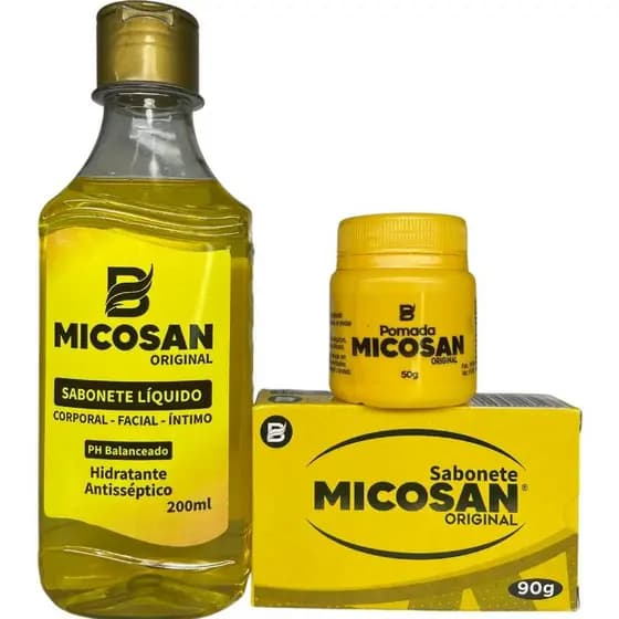Micosan Pomada Clareadora E Micosan Sabonete íntimo, sabonete em barra