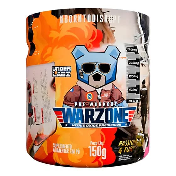 Warzone Pote 150g Under Labz Sabor Passion E Fury