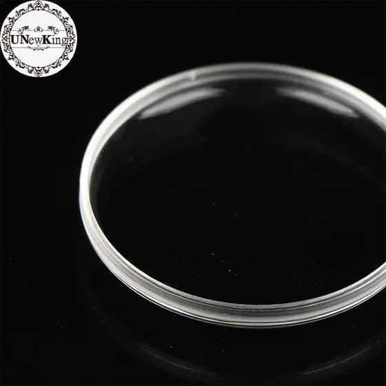 UNewKing 28MM-32.2MM Acessórios De Relógio Espelho Cola Orgânica Capa Lente Vidro Vintage Pote Plástico Acrílico Películ
