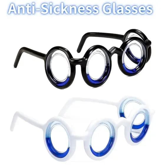 Óculos Anti-Vertigem , Sem Lentes Com Para Enjôo Em Anel Líquido , Leves