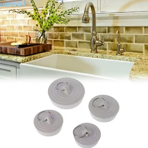 USNOW Tampa De Rolha De Água De Borracha Universal Para Banheira , Banheiro , Cozinha , Ralo De Chão