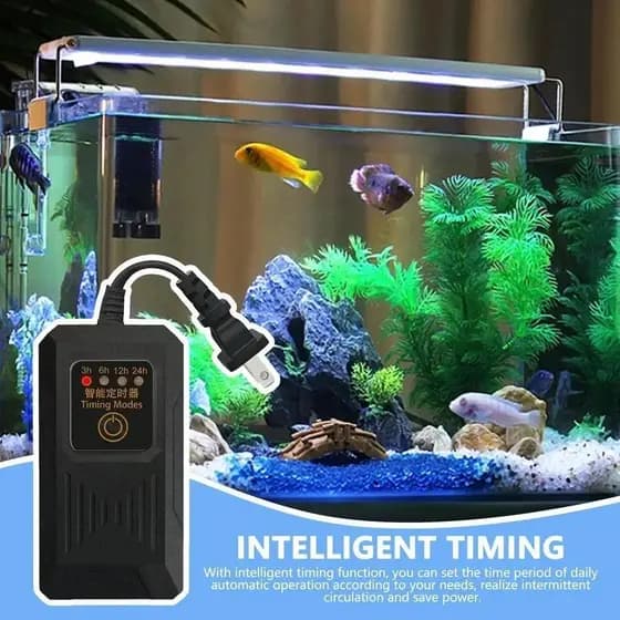 Temporizador De Aquário 1 , Controlador De Dimmer LED Estável De Ciclo De Quatro Velocidades , Interruptor De Tempo