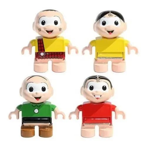 Coleção Turma Da Mônica Blocos P/ Montar Criança Brinquedo