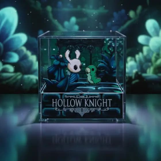 Mini Cubo diorama Hollow Knight - Exclusivo