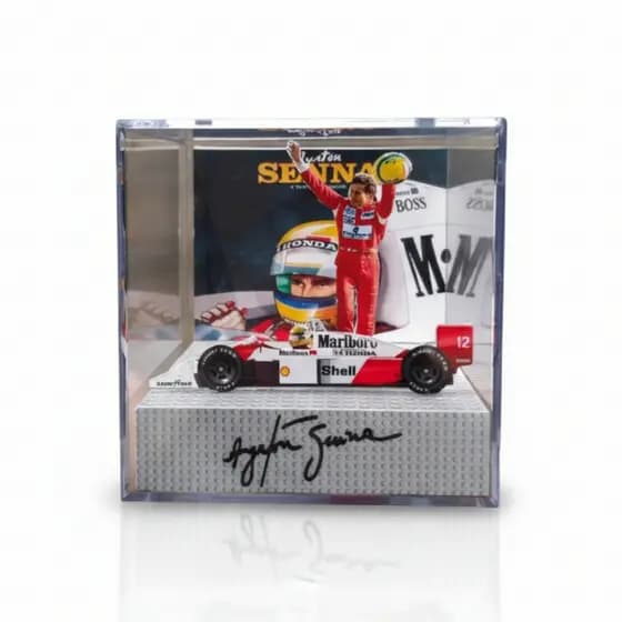 Cubo Diorama Ayrton Senna modelo 1