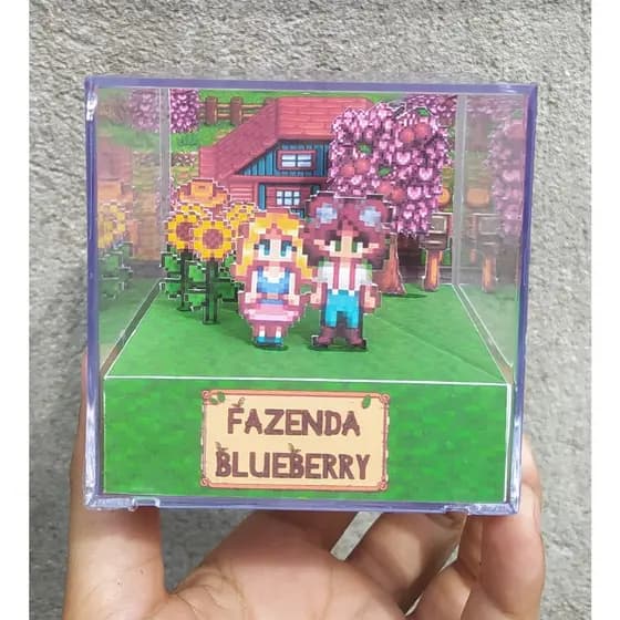 Cubo diorama Stardew Valley Todo personalizado