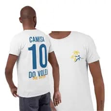Camiseta Masculina Feminina Unissex Slim T-SHIRT DRYFIT Branca Beach Tennis
