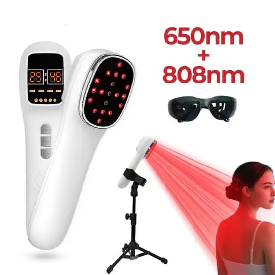 650nm + 80nm Portátil Rosto Corpo Luz Vermelha Dispositivo De Beleza Infravermelha Rejuvenescimento Da Pele Articulação