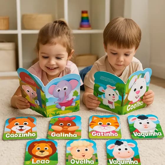 Kit com 8 Livros Infantil de Histórias para Ler para Crianças e Bebês