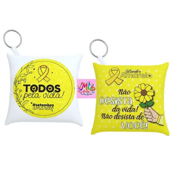 Kit 50 Almochaveiros Setembro Amarelo conscientização