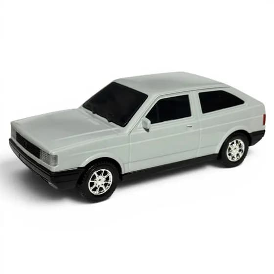 Gol Quadrado Miniatura com Retrovisor Brinquedo Diverplas