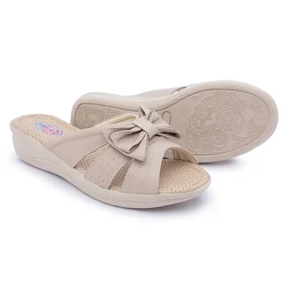 Sandália Feminina Tamanco Linha Conforto Anatômica Anti Stress Qualidade Linha Senhora