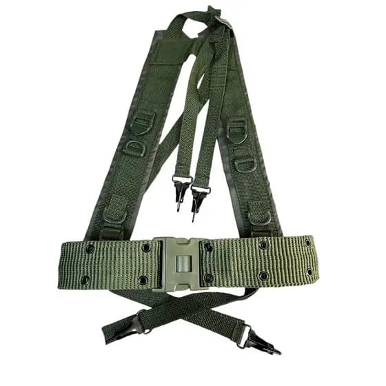 Kit Suspensorio E Cinto Na Verde Padrao Exercito Brasileiro