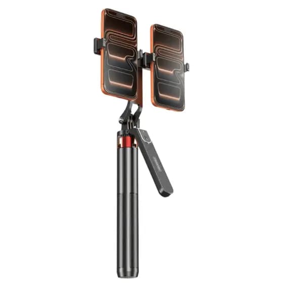 Tripé Profissional Celular 180cm Duplo Para Gravação