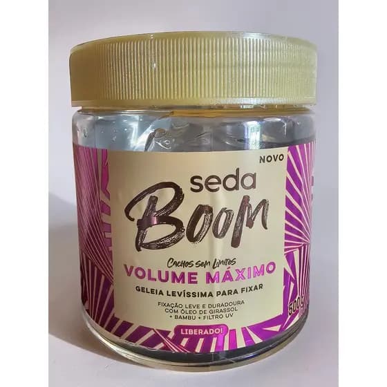 Geleia Capilar Seda Boom Volume Maximo 500g