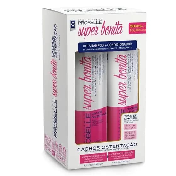Kit PROBELLE Profissional Shampoo 250 ml e Condicionador 250 ml