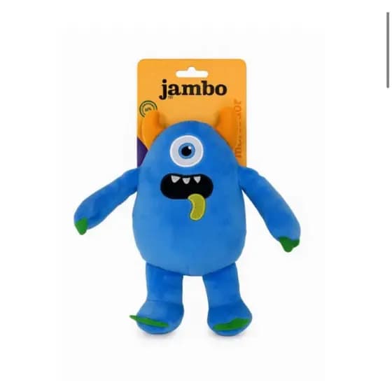Pelúcia monstrinho azul jambo Pet para cachorro