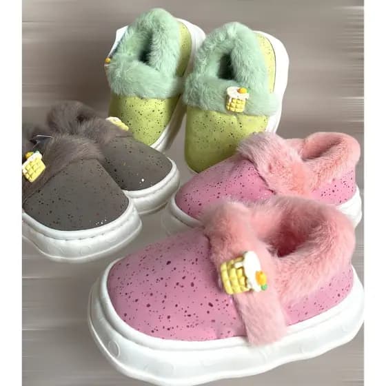 Pantufa Infantil Chinelo de casa Menina Inverno