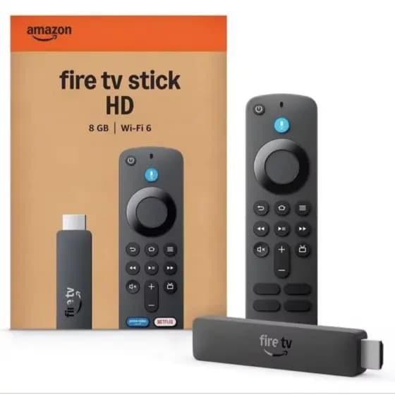 FIRE TV STICK HD 8GB WIFI 6 COM COMANDO DE VOZ ALEXA