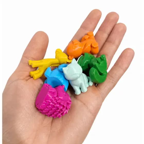 Mini Bichinhos Colecionáveis Sortidos - Kit com 6