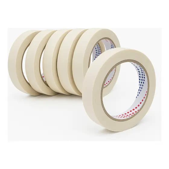 Kit 2 Fita Crepe 50 Metros 18mm 24mm 48mm Alta Aderência Pintura Mascaramento Embalagem Construção Profissional