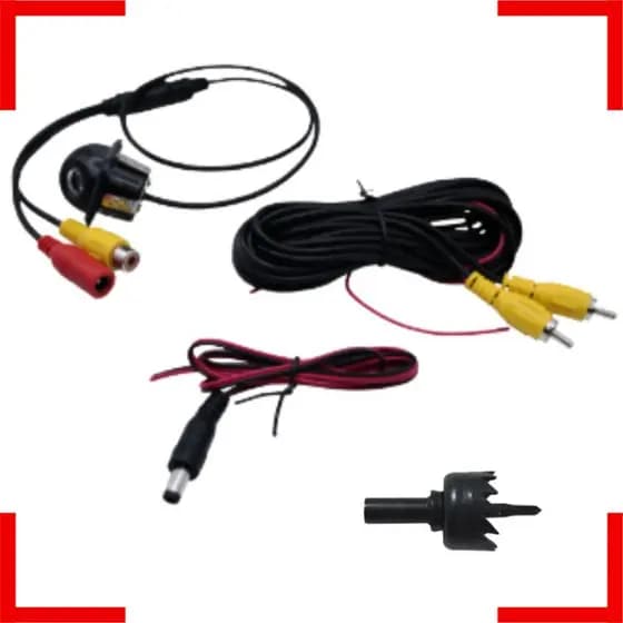 Kit Câmera De Ré Automotiva Colorida Tartaruga Visão Noturna Prova De Chuva