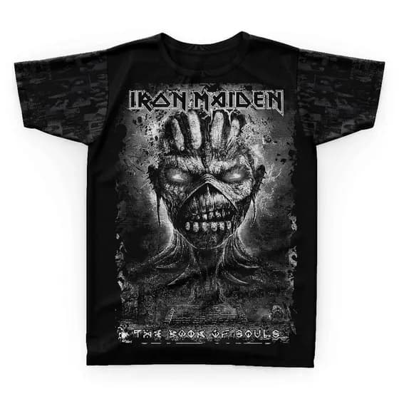 Camisa rock - Iron Maiden - Adulto e Infantil
