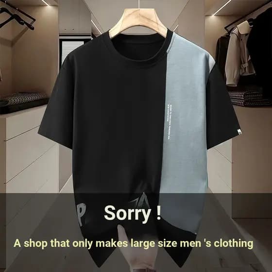 4XL-11XL Camiseta Plus Size Masculina Solta Top 165kg Plus Size Camiseta de Manga Curta Algodão Plus Gordo Plus Size Mas
