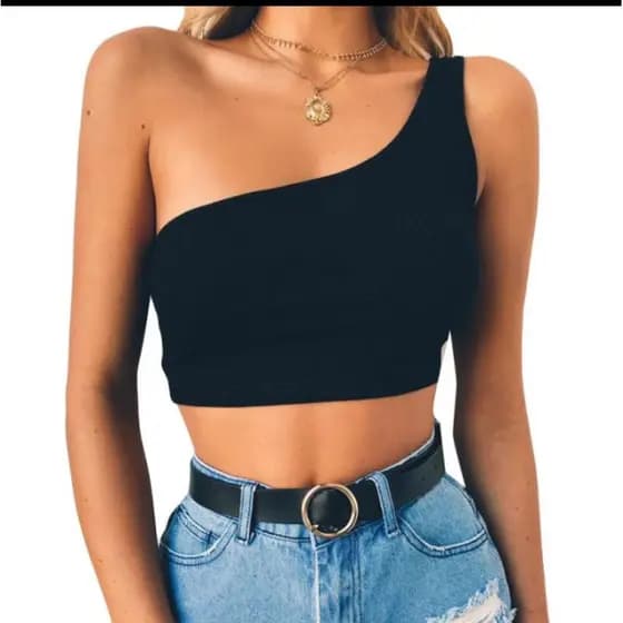 Cropped Um Ombro Feminino