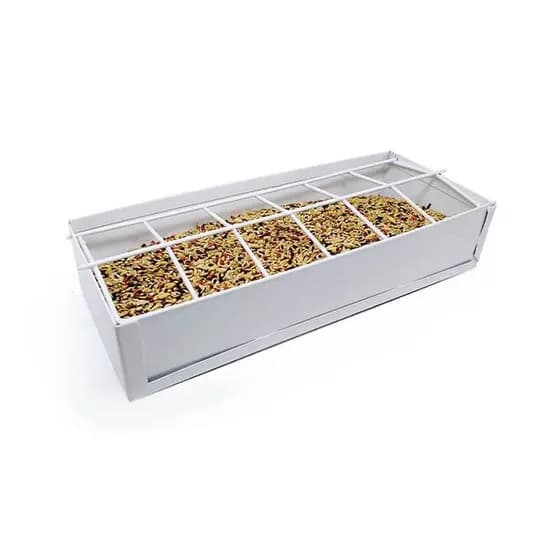 Comedouro aço bico torto 800g Aves e Pássaros
