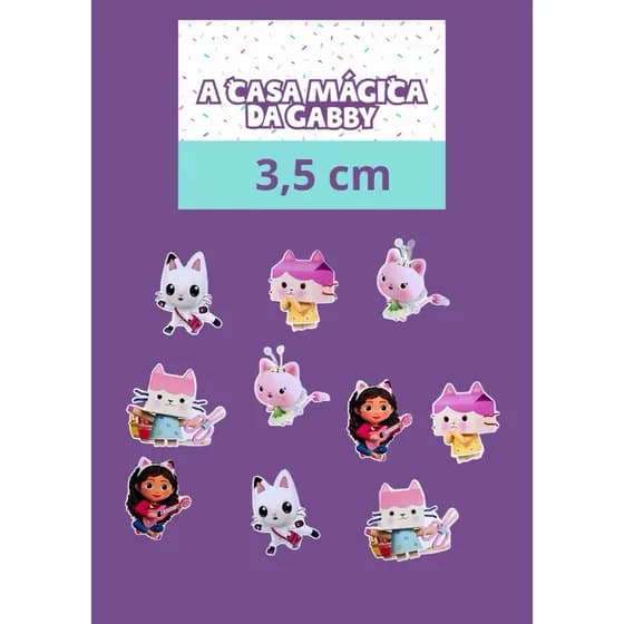 ENVIO IMEDIATO - 50 Mini apliques 3,5cm