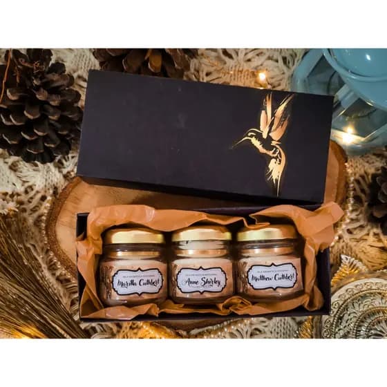 Kit Velas Aromáticas | Anne de Green Gables | Marilla Cuthbert | Matthew Cuthbert | Cera Vegetal