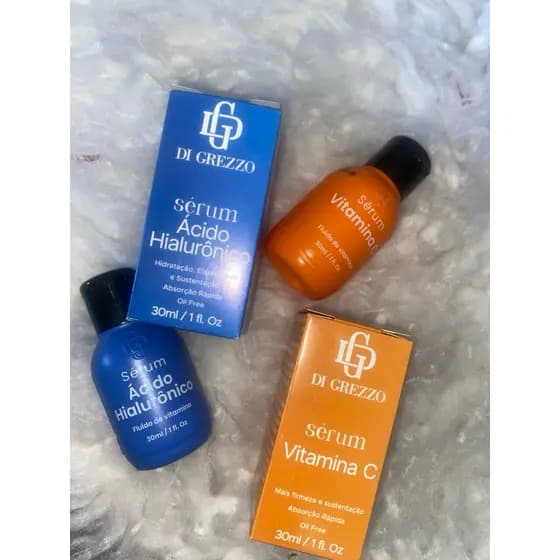 Kit Serum Vitamina c Ácido hialurônico