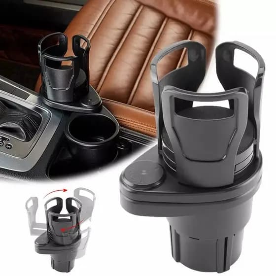 Suporte De Copo Com Rotação De 360 Graus Para Carro / Caminhão / Carro Com Suporte Duplo Para Garrafa De Água