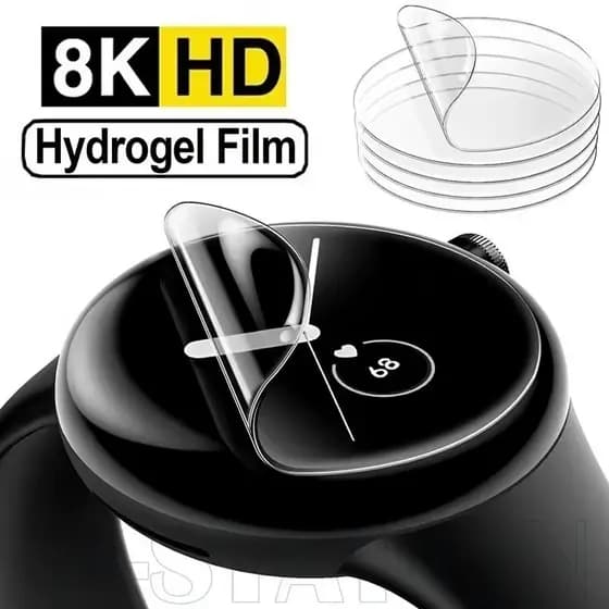 Filme De Hidrogel Para Relógio De 12-6 Unidades-Google Pixel Watch 4-41 Mm , 45-Anti-Riscos , Capa Completa-Acessórios T