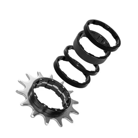 Kit Single 16 Dentes Pro Kit Conversão Cubo K7 Bicicleta Bike Freeride DH BMX Gios Hupi Viking Gta