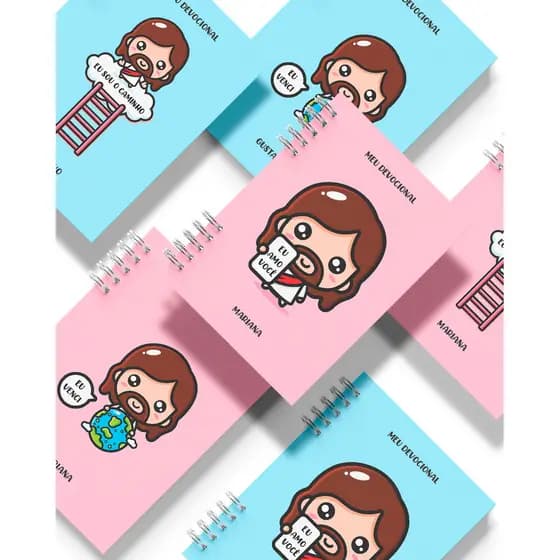 Diário Devocional Infantil – “O que aprendi hoje?” CAPA DELUXE PERSONALIZADA