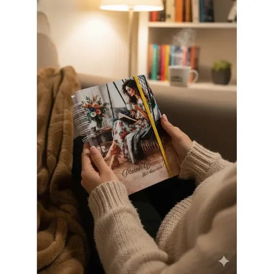 Planner Devocional 365 Dias com Deus ✨ Caderno 2 em 1, para te acompanhar o ano inteiro