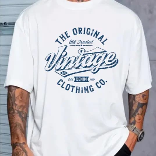Camiseta Oversized Estilosa Streetwear Estampa Vintage