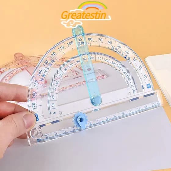 Régua De Medição De Ângulo De Atividade GREATESTIN , Transferidor De Chanfro De Ferramenta De Círculo De Desenho Multifu