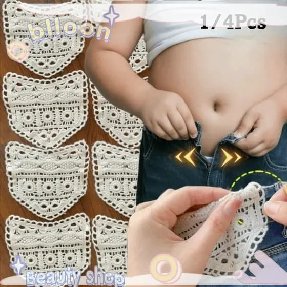 Bloon 1/Pcs Expansor De Cintura Jeans , Expansores De Algodão Com Renda Oca , Faixa Ajuste De Maternidade