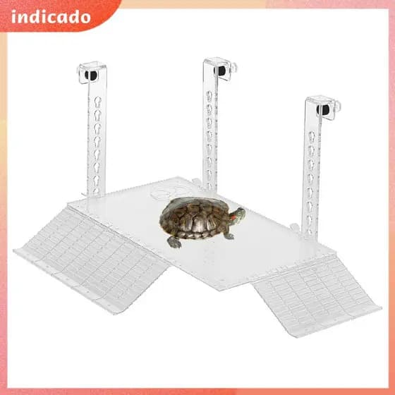 Tartaruga Basking Plataforma Acrílico Doca Altura Ajustável Com 2 Slides Shopbc9652