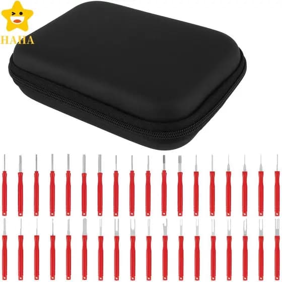 36 Pçs Kit De Ferramentas De Remoção De Pino Terminal Ferramenta Extrator Conector De Fio Elétrico De Liberação Shopbc37