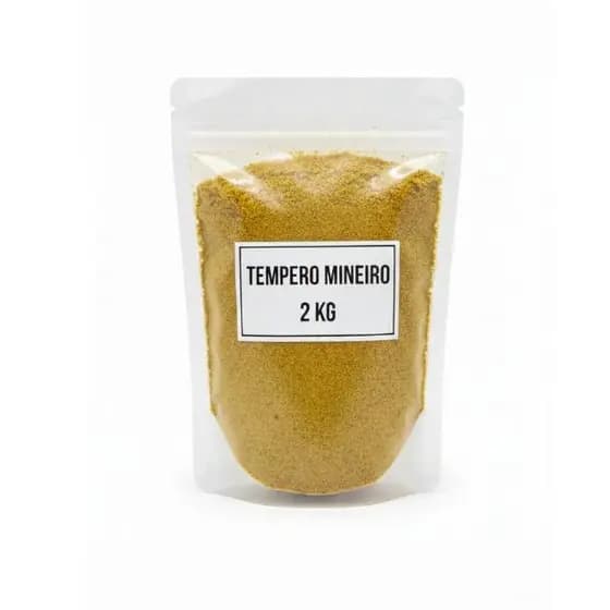Tempero Mineiro em Flocos 2kg - Sabor Caseiro Tradicional
